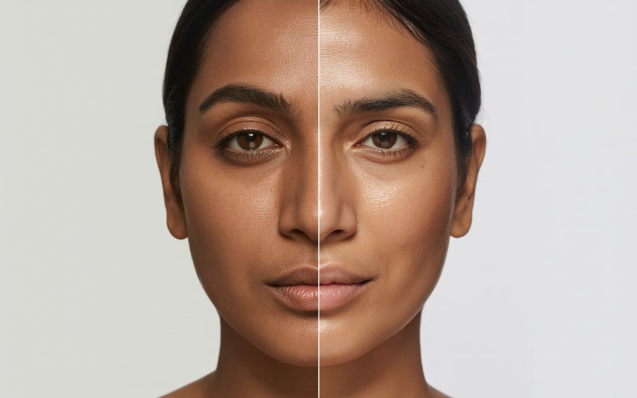 रातों रात गोरा होने के उपाय